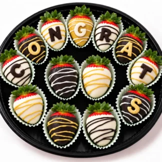 Graduation Chocolate Strawberries - Medium