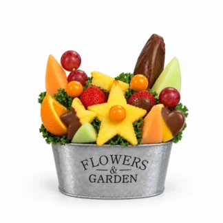 Flowers & Garden Fruit Bouquet - Small