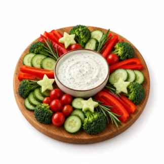 Round Dip Vegetable Platter - Small