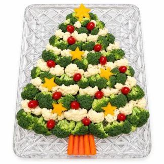 Christmas Tree Vegetable Platter - Large